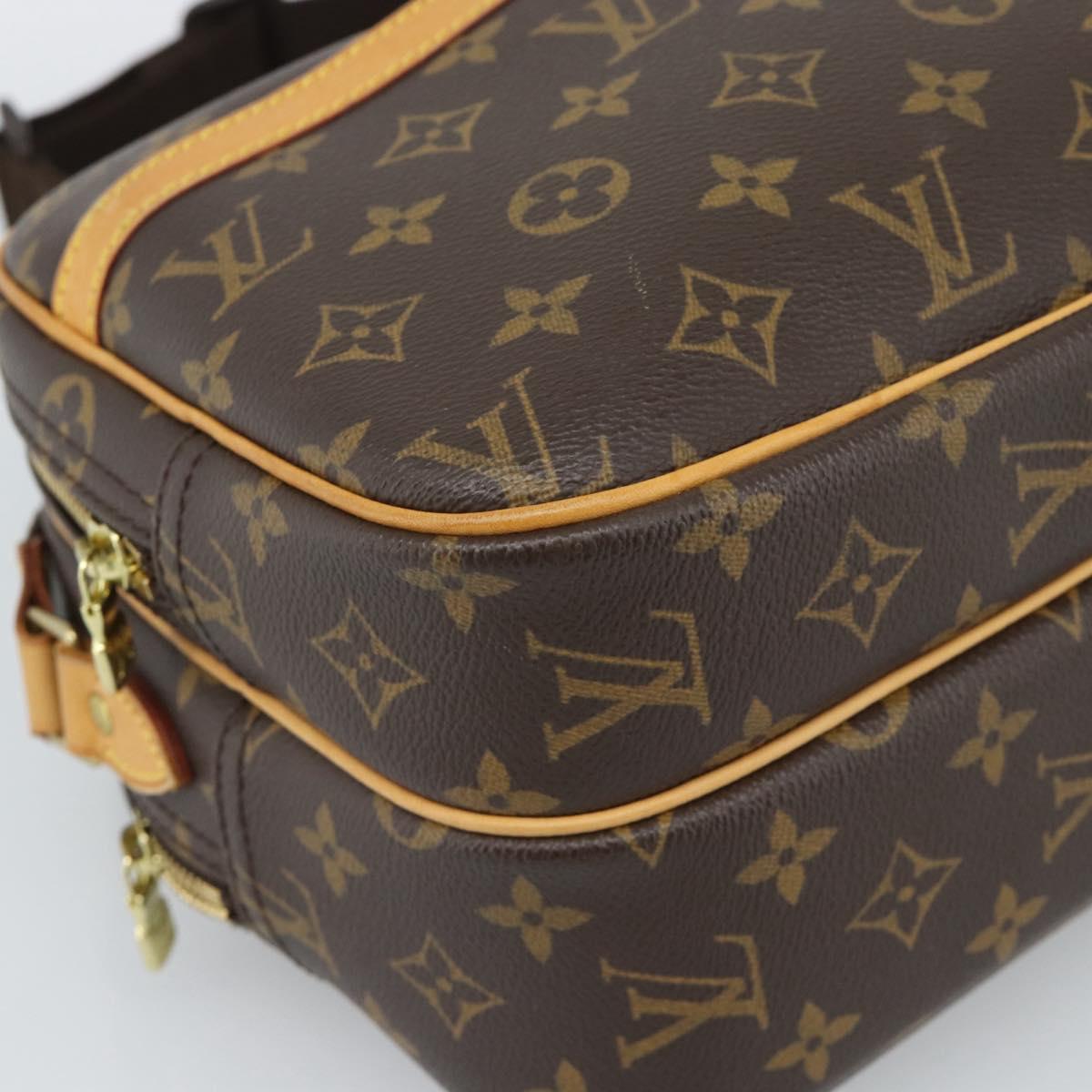LOUIS VUITTON Monogram Reporter PM Shoulder Bag M45254 LV Auth ep15026A