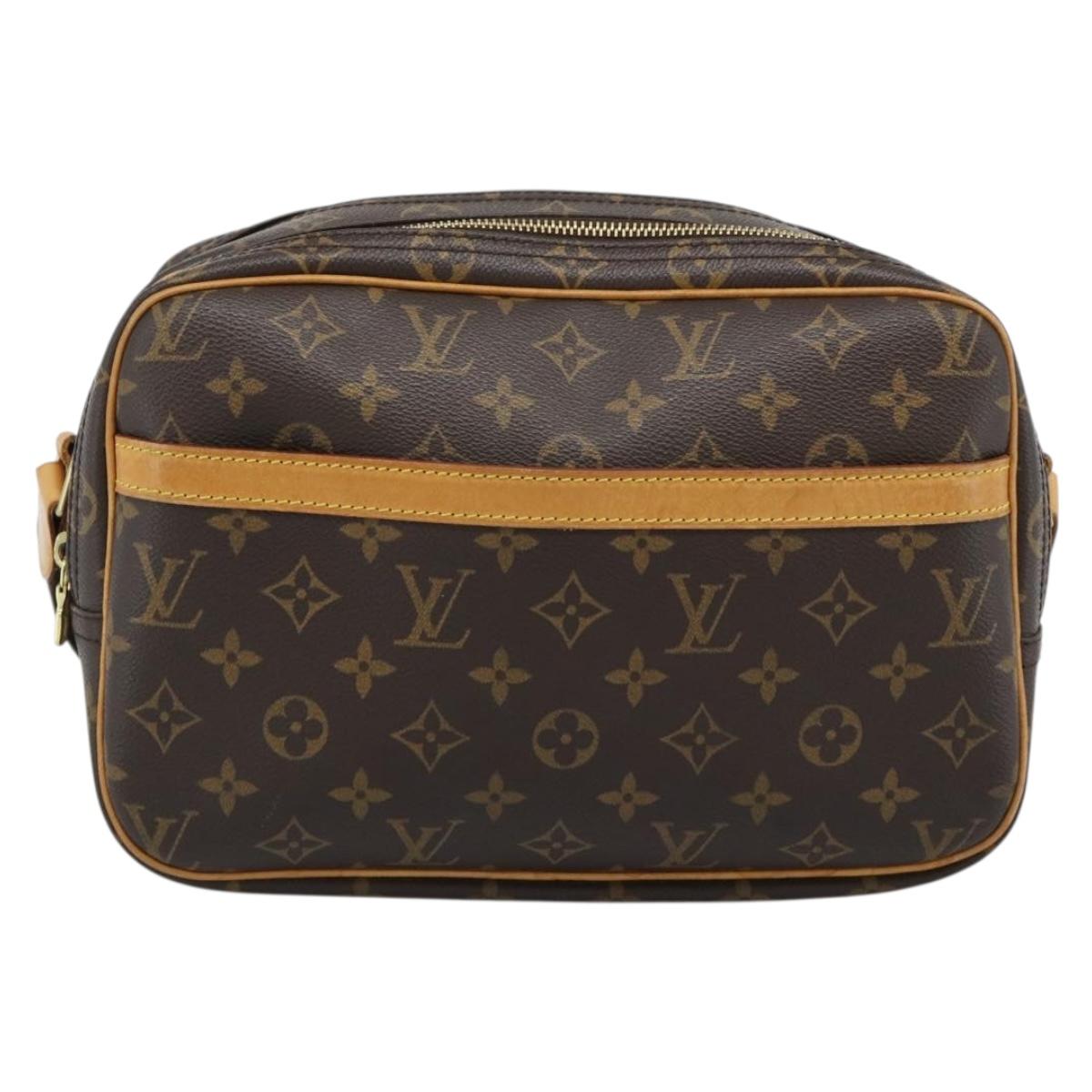 LOUIS VUITTON Monogram Reporter PM Shoulder Bag M45254 LV Auth ep15026A