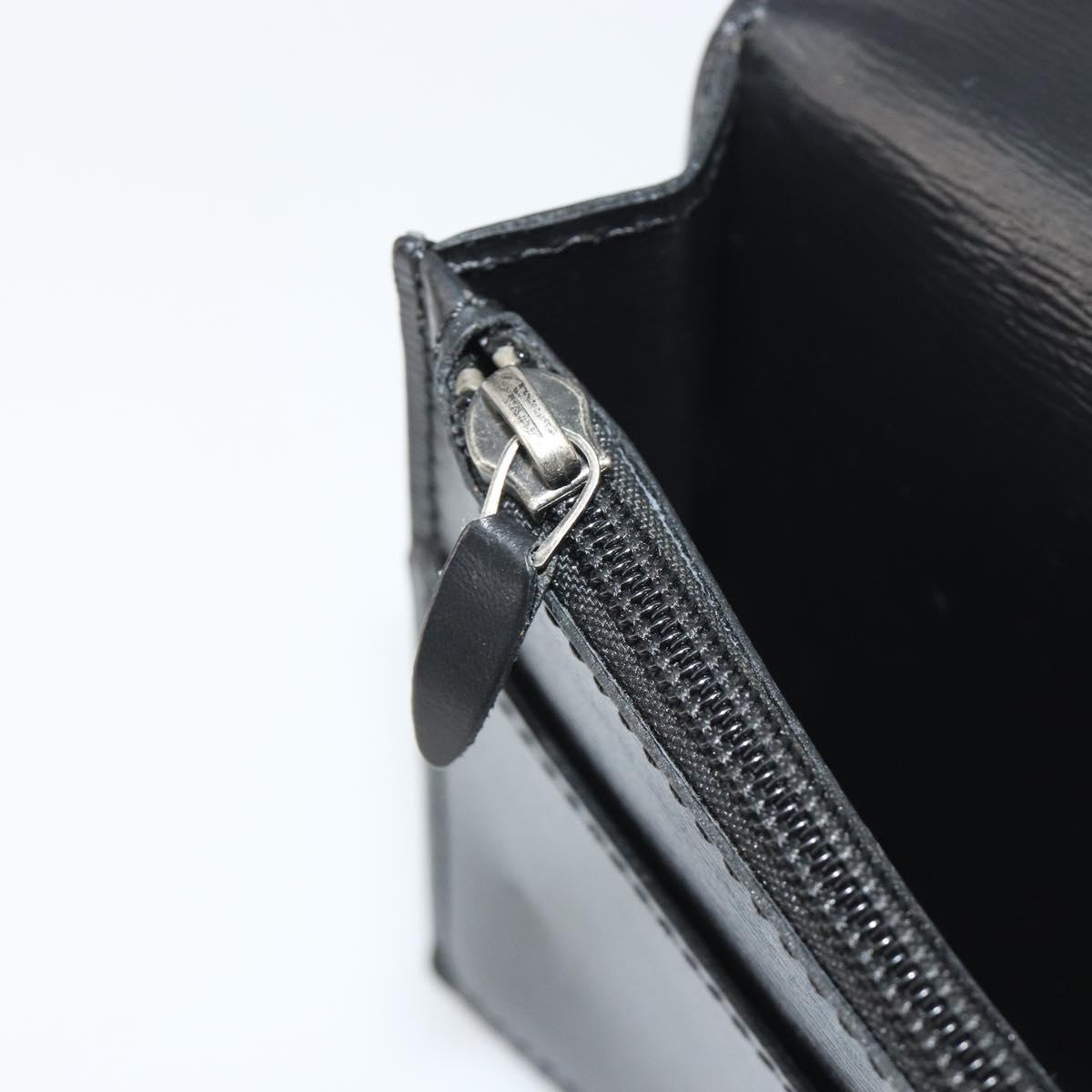 LOUIS VUITTON Epi Pochette Ceinture Waist Bag Black M52602 LV Auth ep15030