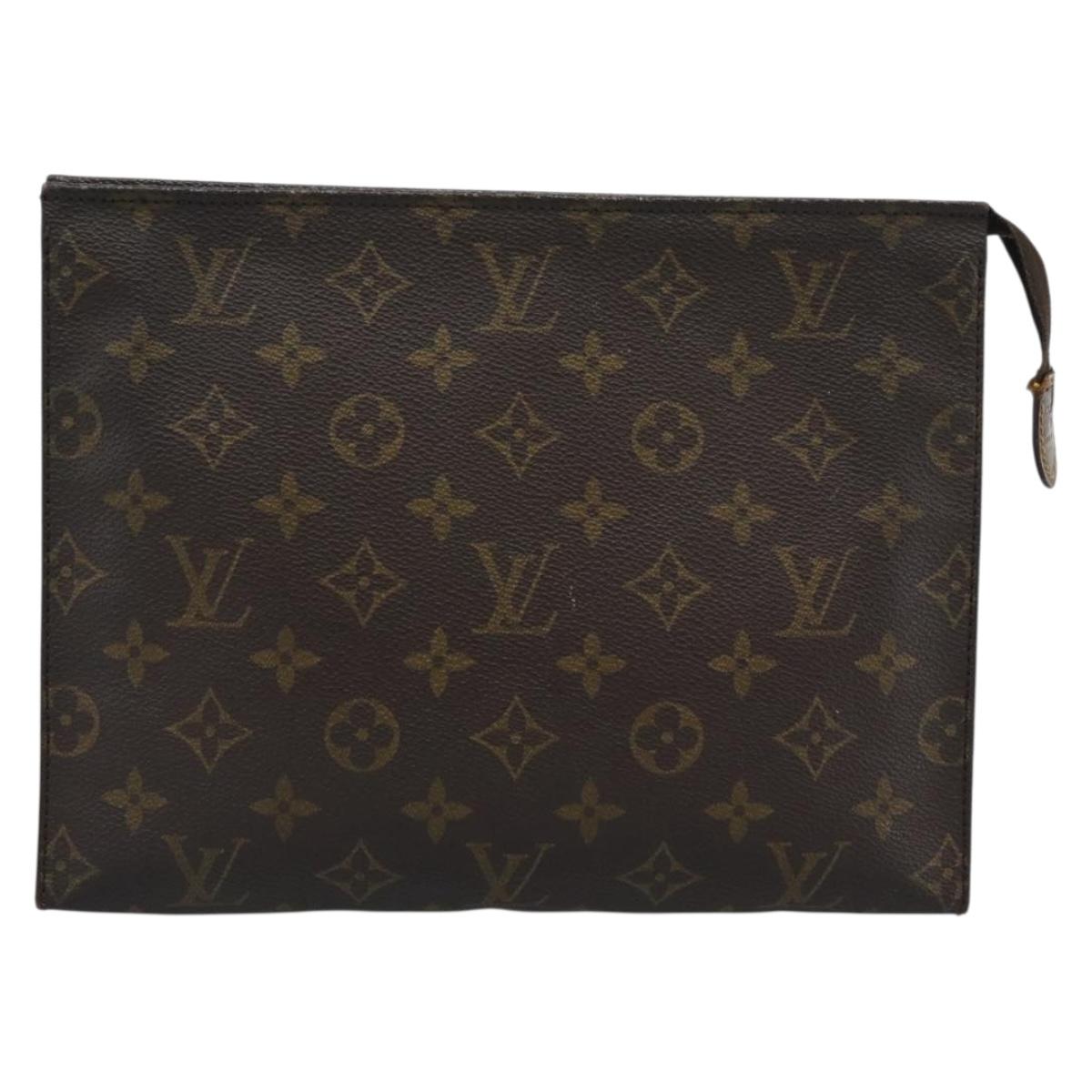 LOUIS VUITTON Monogram Poche Toilette 26 Pouch M47542 LV Auth ep15050