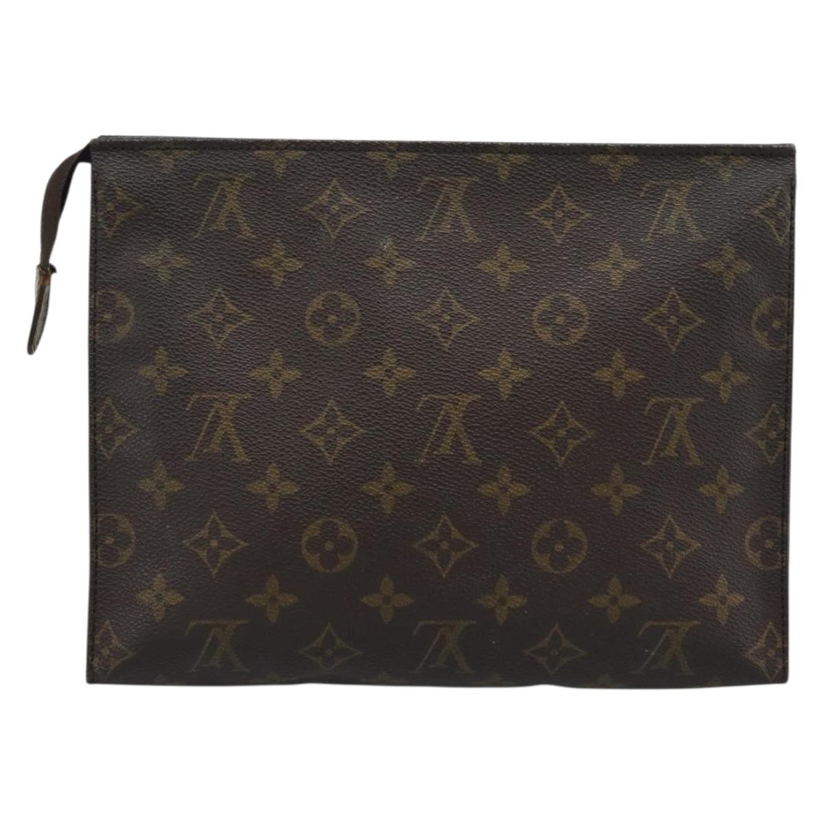 LOUIS VUITTON Monogram Poche Toilette 26 Pouch M47542 LV Auth ep15050