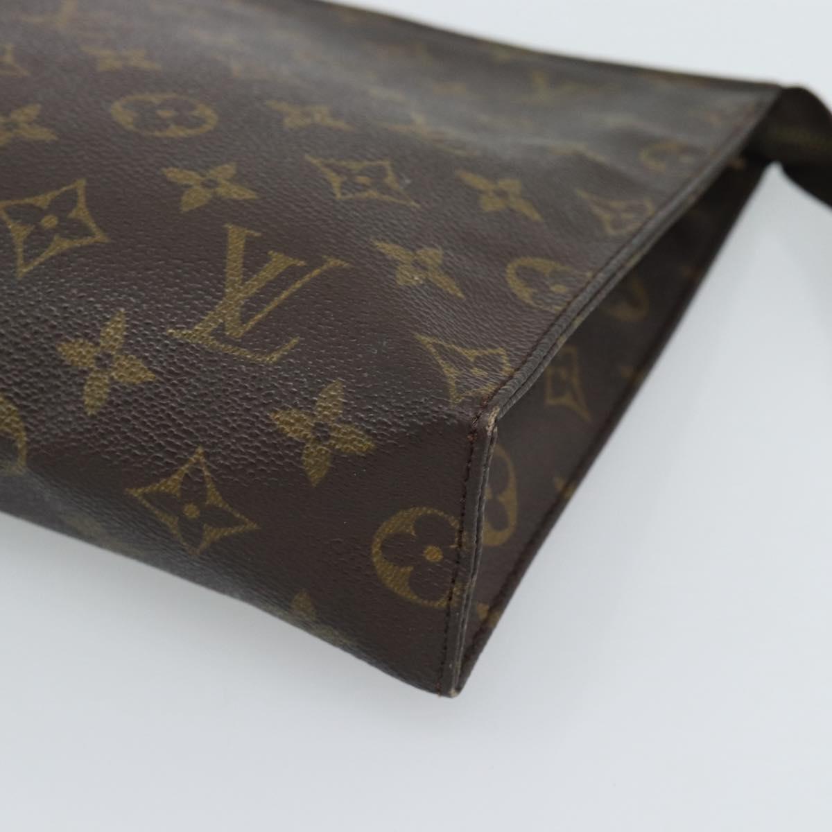 LOUIS VUITTON Monogram Poche Toilette 26 Pouch M47542 LV Auth ep15050