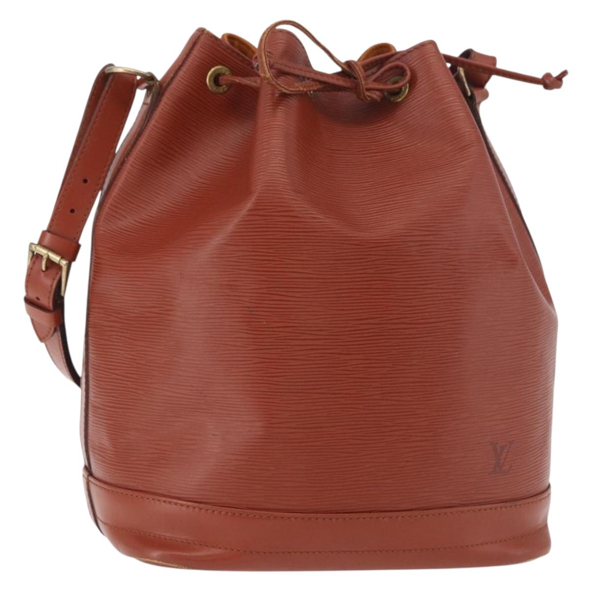 LOUIS VUITTON Epi Noe Shoulder Bag Brown M44028 LV Auth ep15053