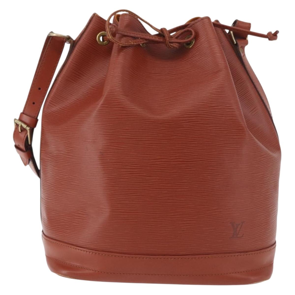 LOUIS VUITTON Epi Noe Shoulder Bag Brown M44028 LV Auth ep15053