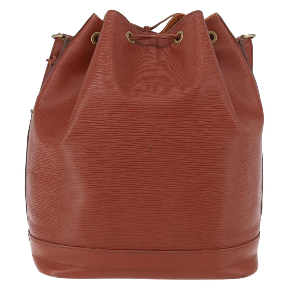 LOUIS VUITTON Epi Noe Shoulder Bag Brown M44028 LV Auth ep15053