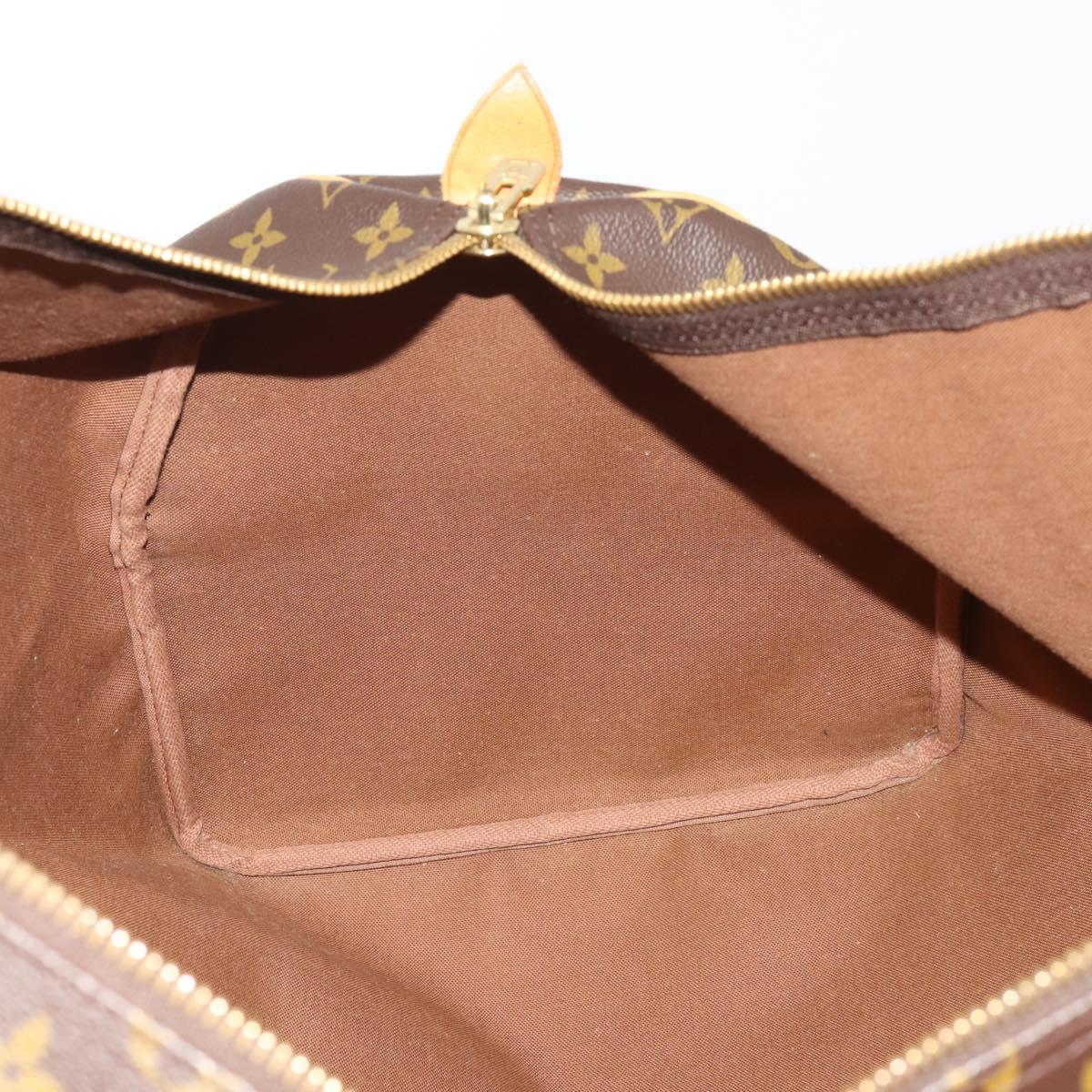 LOUIS VUITTON Monogram Keepall 55 Boston Bag M41424 LV Auth ep15055A