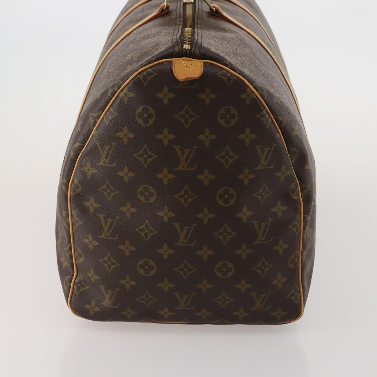 LOUIS VUITTON Monogram Keepall 55 Boston Bag M41424 LV Auth ep15055A