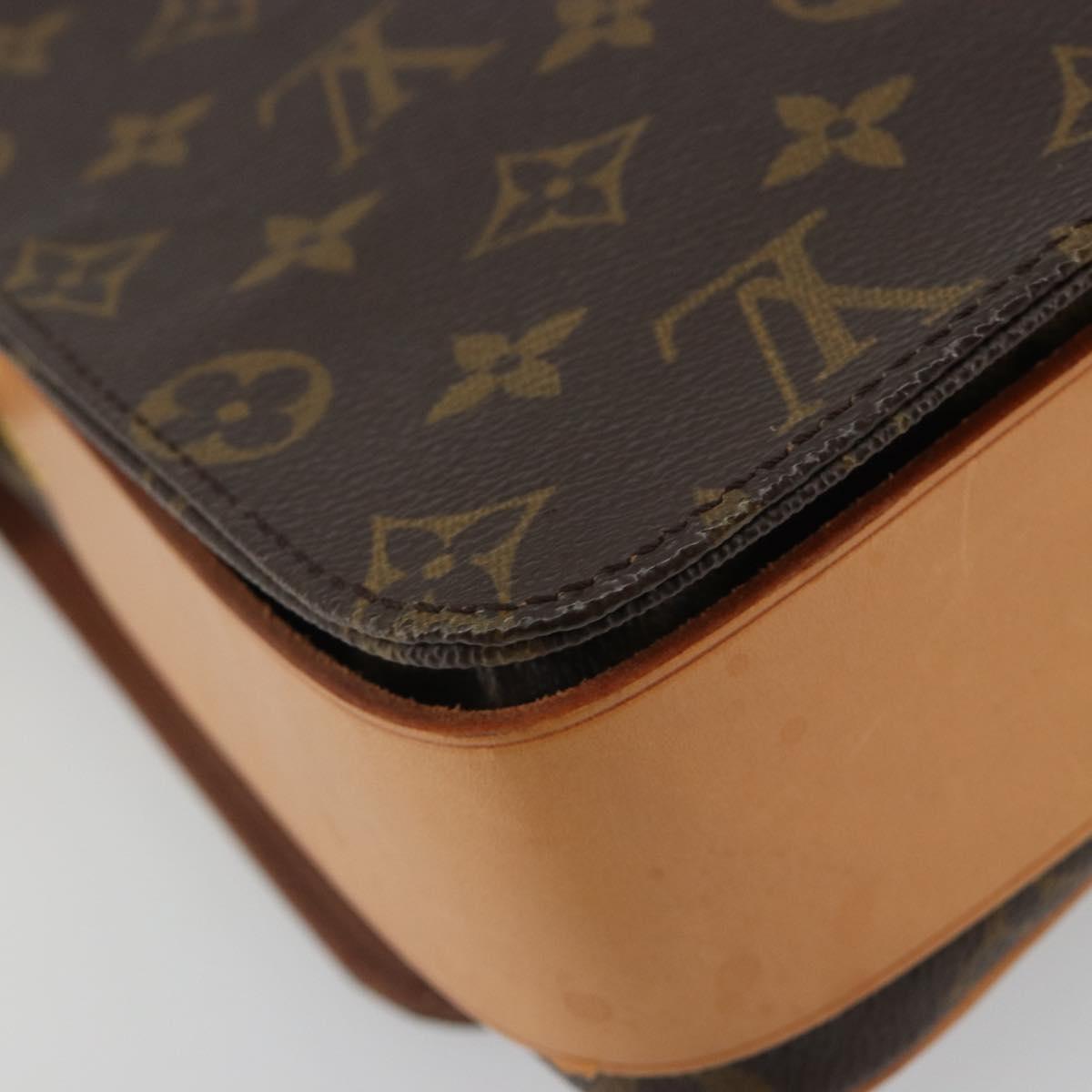 LOUIS VUITTON Monogram Cartouchiere GM Shoulder Bag M51252 LV Auth ep15056A