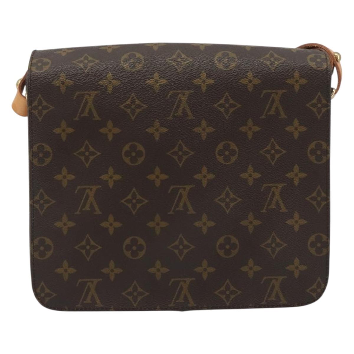 LOUIS VUITTON Monogram Cartouchiere GM Shoulder Bag M51252 LV Auth ep15056A