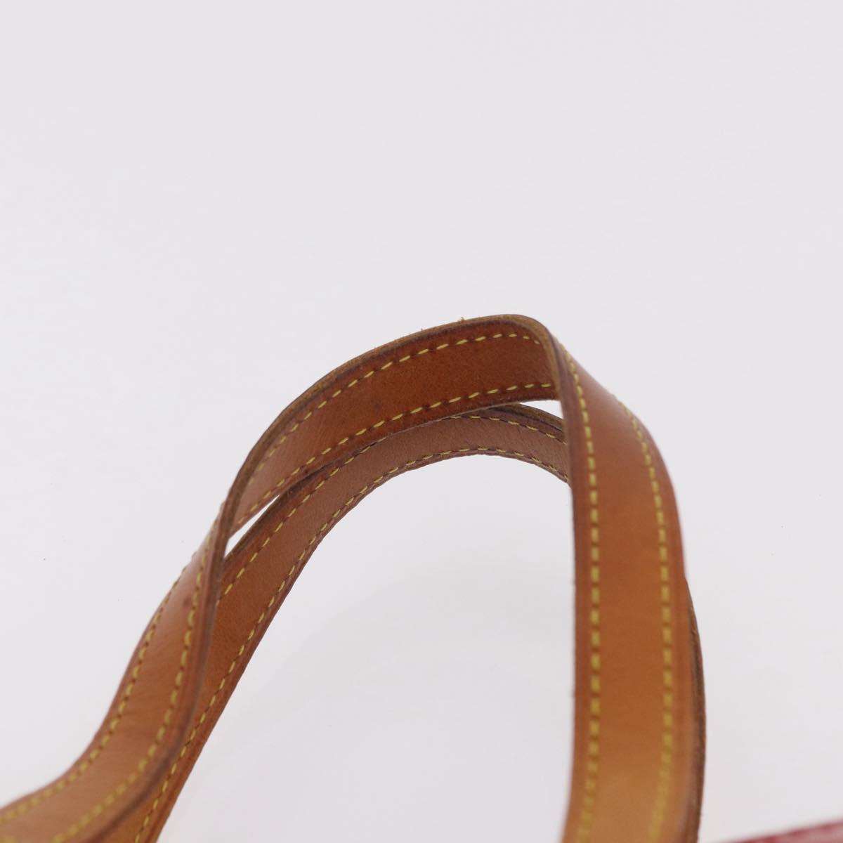 LOUIS VUITTON Monogram Vernis Reade PM Hand Bag Red Rouge M91088 LV Auth ep15059