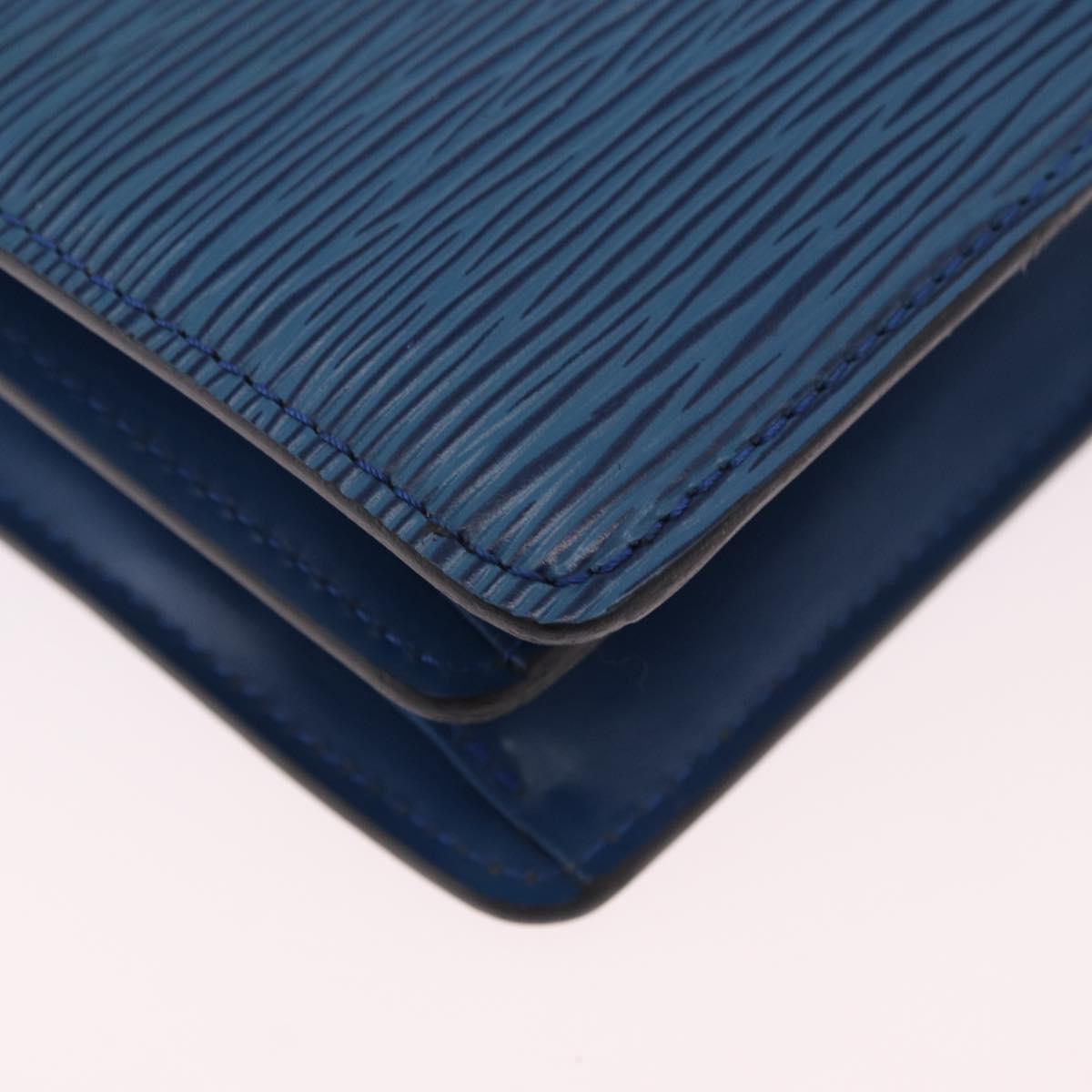LOUIS VUITTON Epi Capuchin Shoulder Bag Blue M52345 LV Auth ep15066