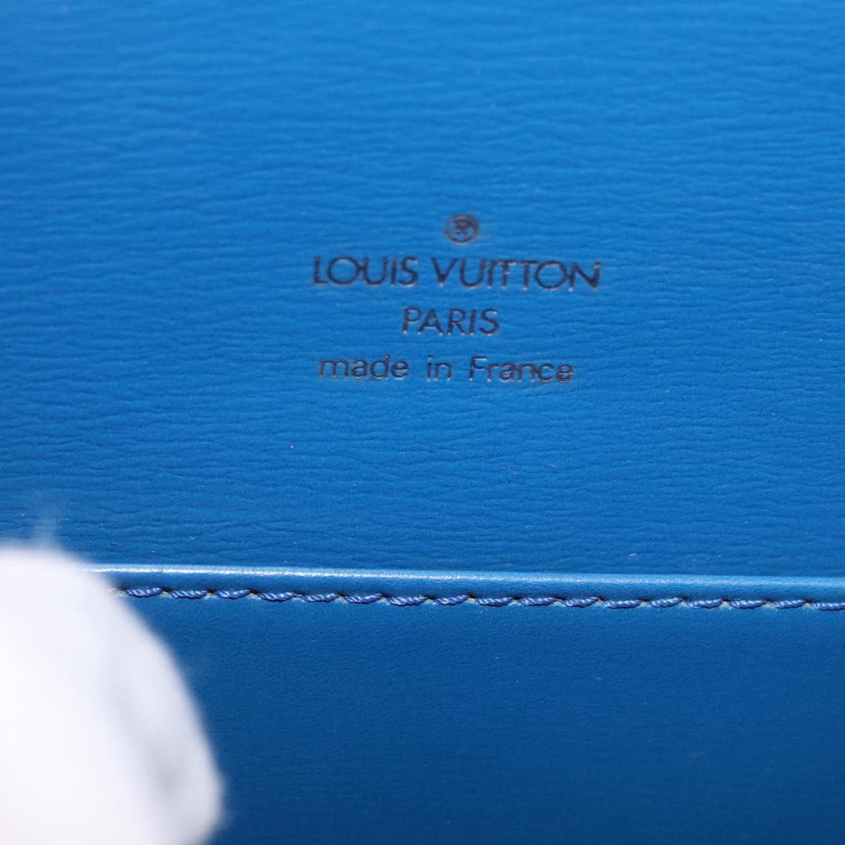 LOUIS VUITTON Epi Capuchin Shoulder Bag Blue M52345 LV Auth ep15066