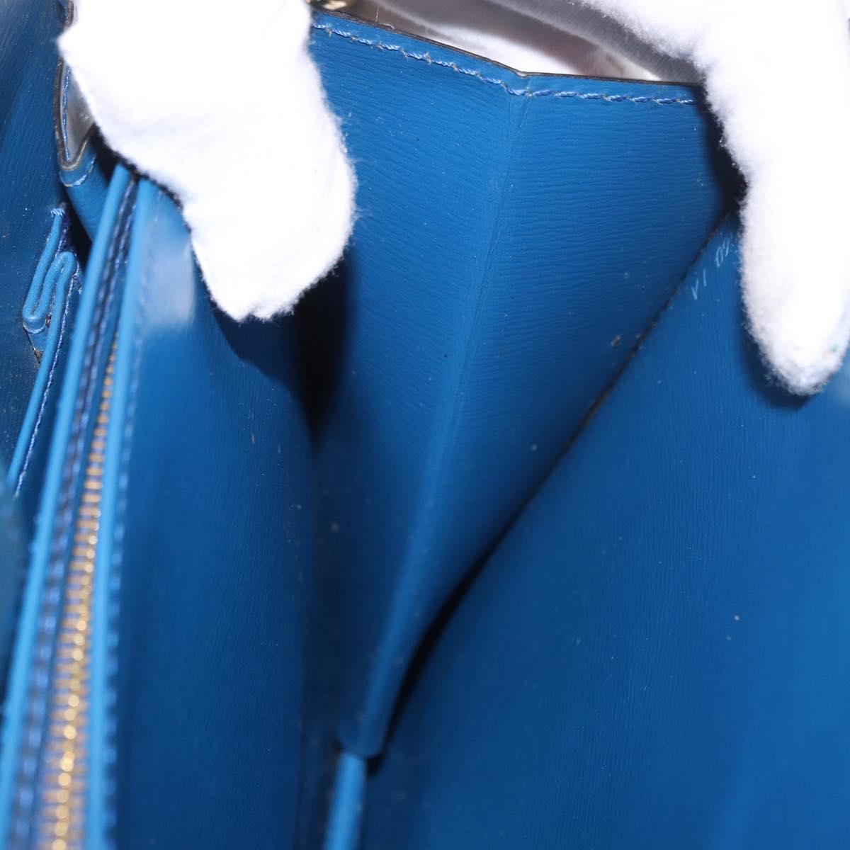 LOUIS VUITTON Epi Capuchin Shoulder Bag Blue M52345 LV Auth ep15066