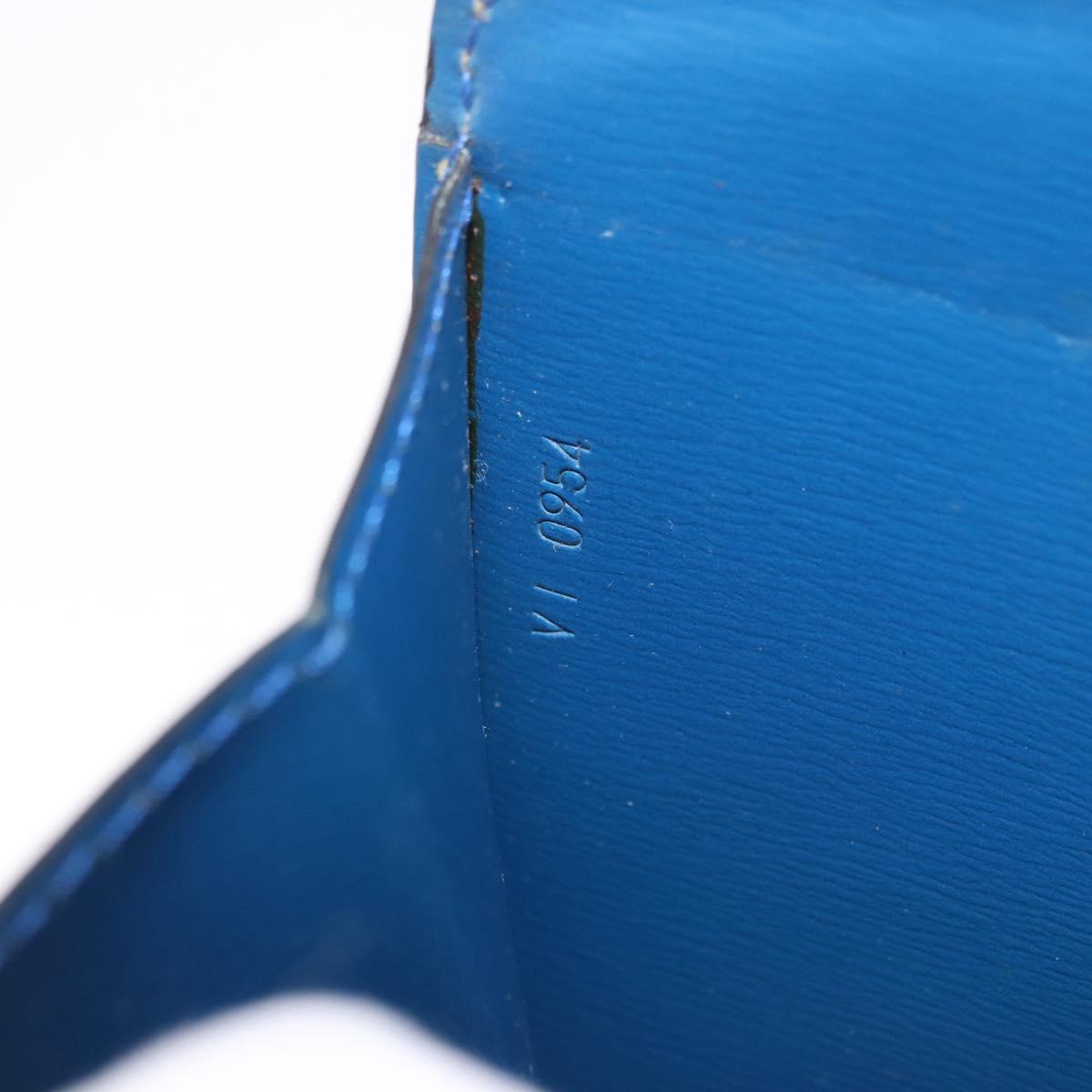 LOUIS VUITTON Epi Capuchin Shoulder Bag Blue M52345 LV Auth ep15066