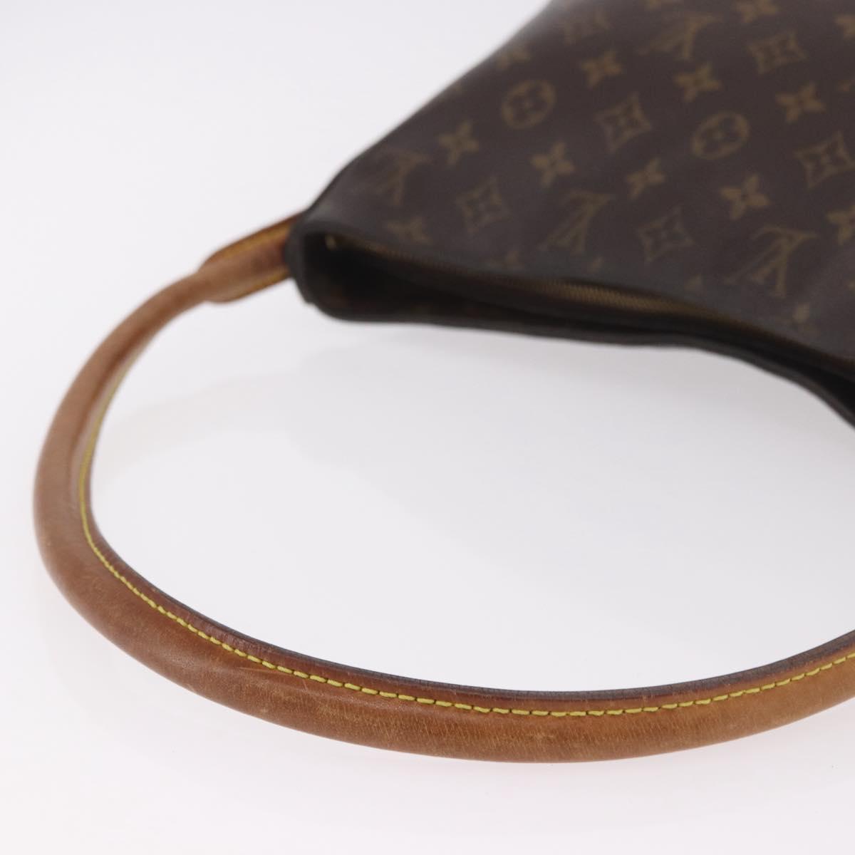 LOUIS VUITTON Monogram Looping GM Shoulder Bag M51145 LV Auth ep15068
