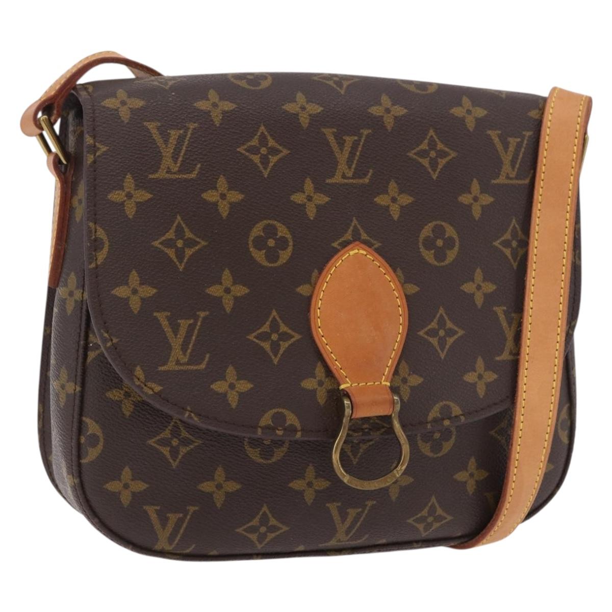 LOUIS VUITTON Monogram Saint Cloud GM Shoulder Bag M51242 LV Auth ep15070A