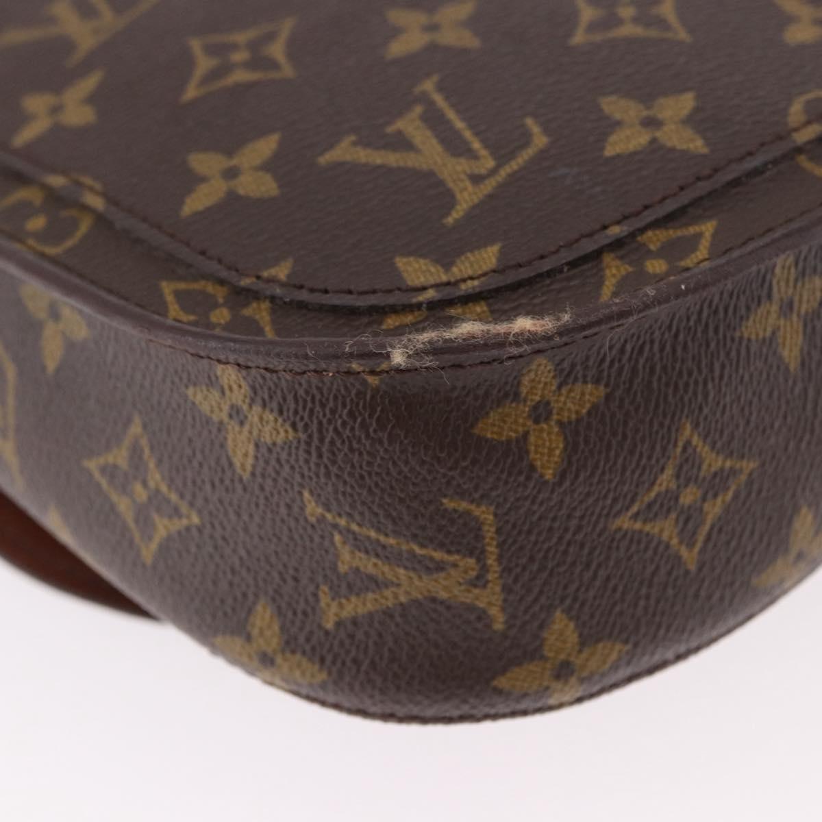 LOUIS VUITTON Monogram Saint Cloud GM Shoulder Bag M51242 LV Auth ep15070A