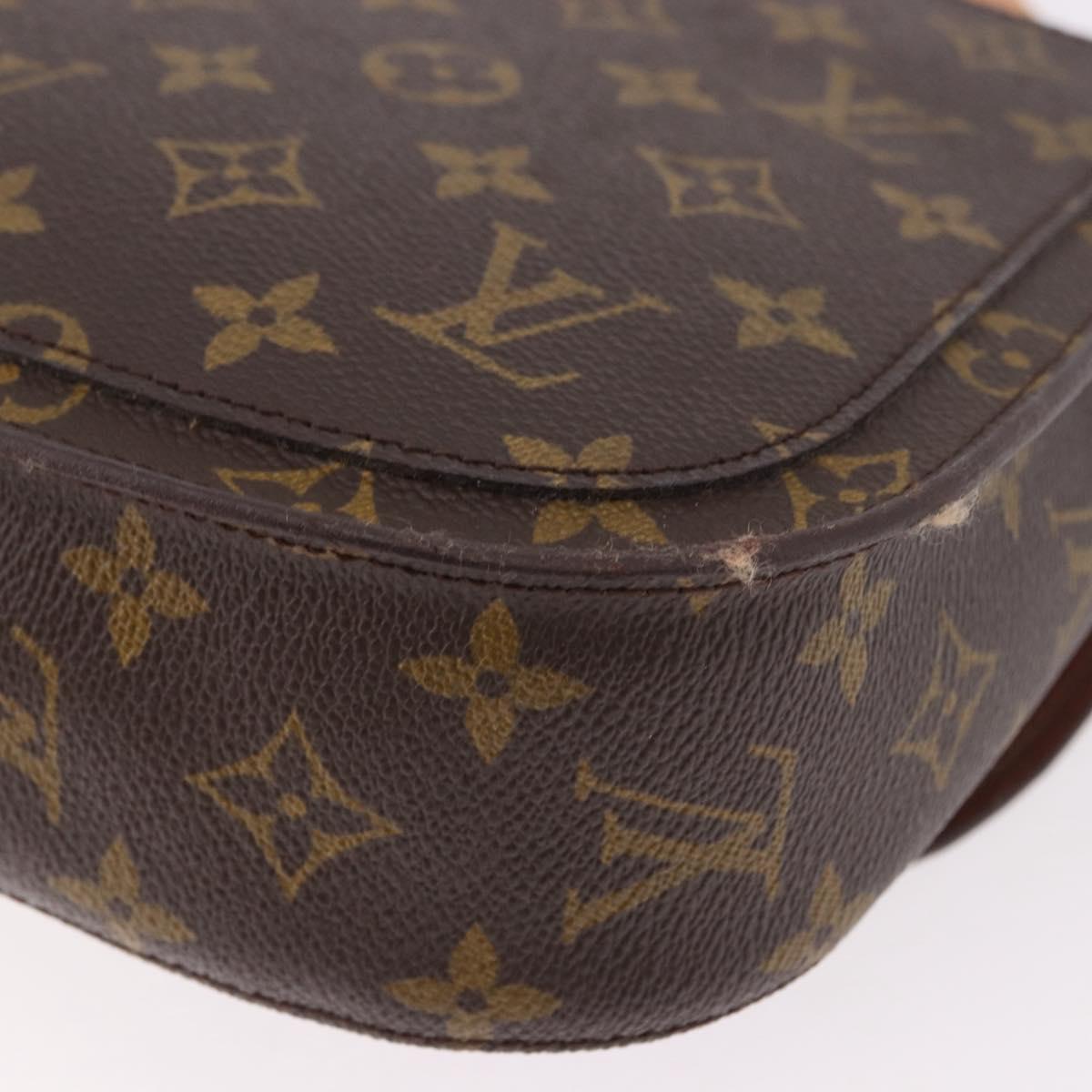 LOUIS VUITTON Monogram Saint Cloud GM Shoulder Bag M51242 LV Auth ep15070A
