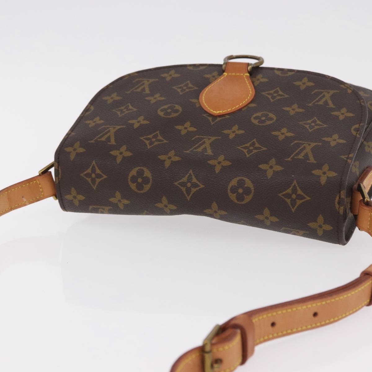LOUIS VUITTON Monogram Saint Cloud GM Shoulder Bag M51242 LV Auth ep15070A
