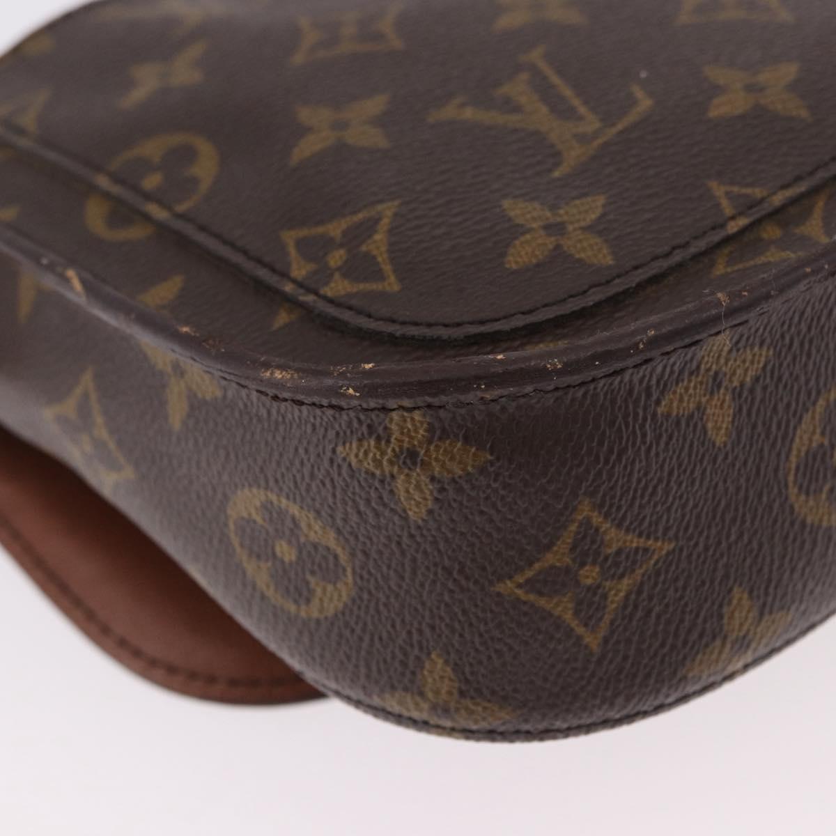 LOUIS VUITTON Monogram Saint Cloud MM Shoulder Bag M51243 LV Auth ep15072