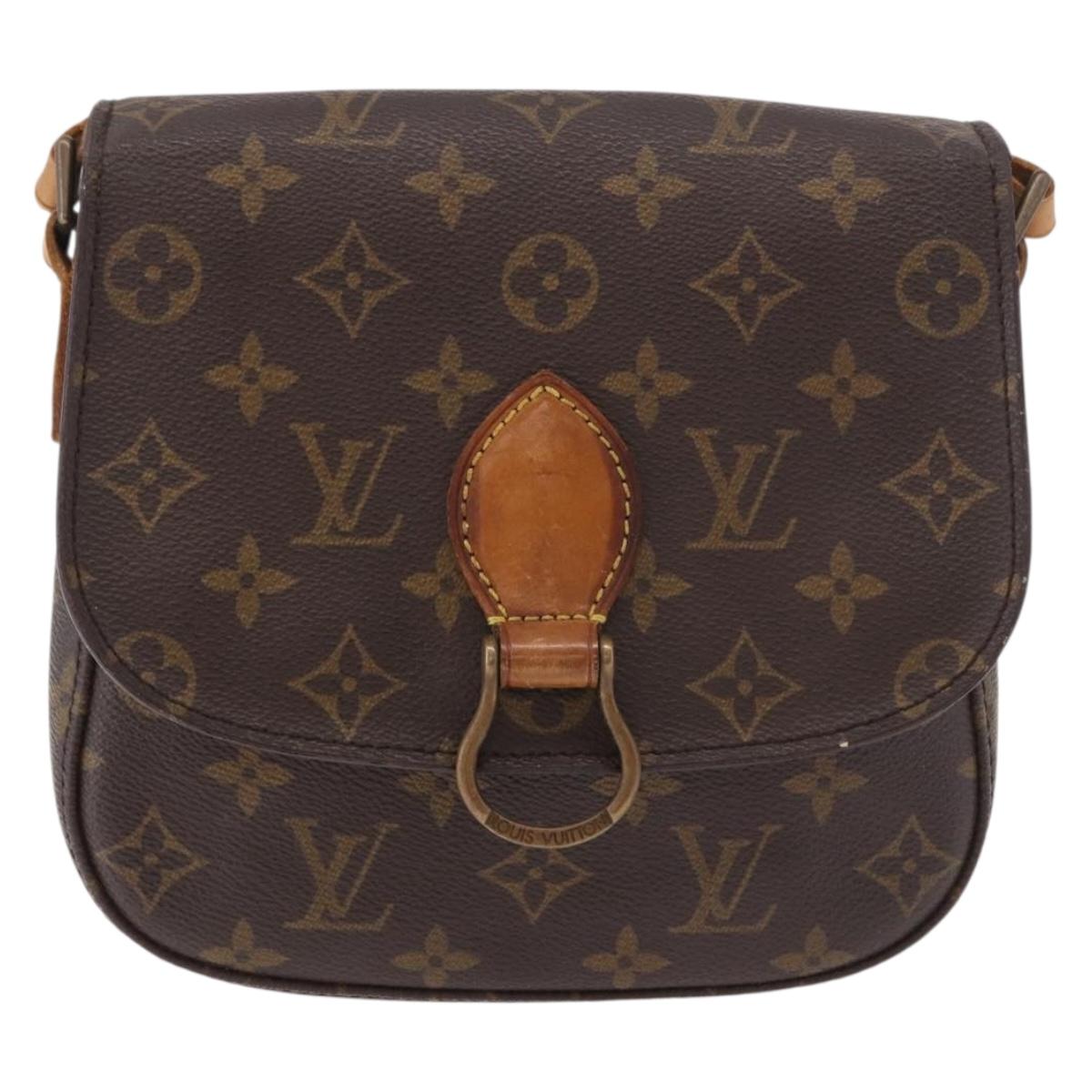 LOUIS VUITTON Monogram Saint Cloud MM Shoulder Bag M51243 LV Auth ep15072