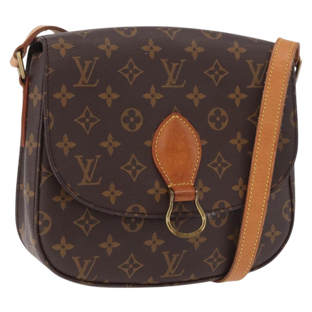 LOUIS VUITTON Monogram Saint Cloud GM Shoulder Bag M51242 LV Auth ep15074