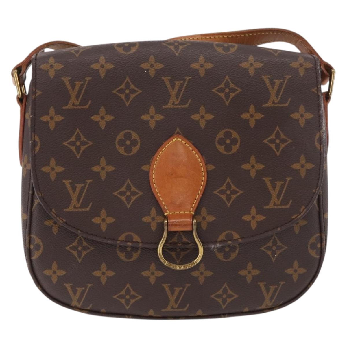 LOUIS VUITTON Monogram Saint Cloud GM Shoulder Bag M51242 LV Auth ep15074