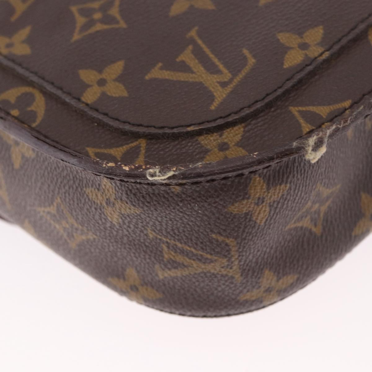 LOUIS VUITTON Monogram Saint Cloud GM Shoulder Bag M51242 LV Auth ep15077