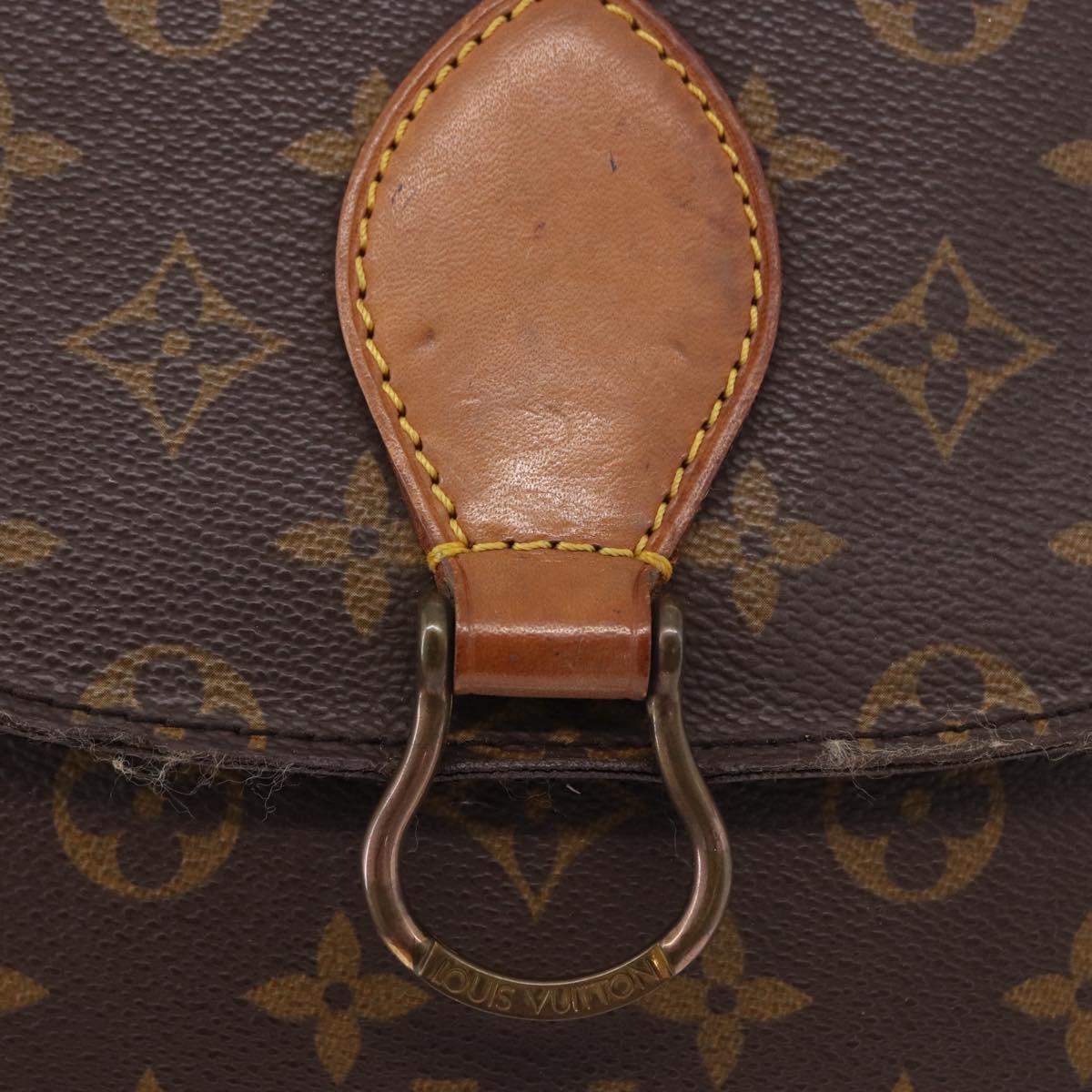 LOUIS VUITTON Monogram Saint Cloud GM Shoulder Bag M51242 LV Auth ep15077