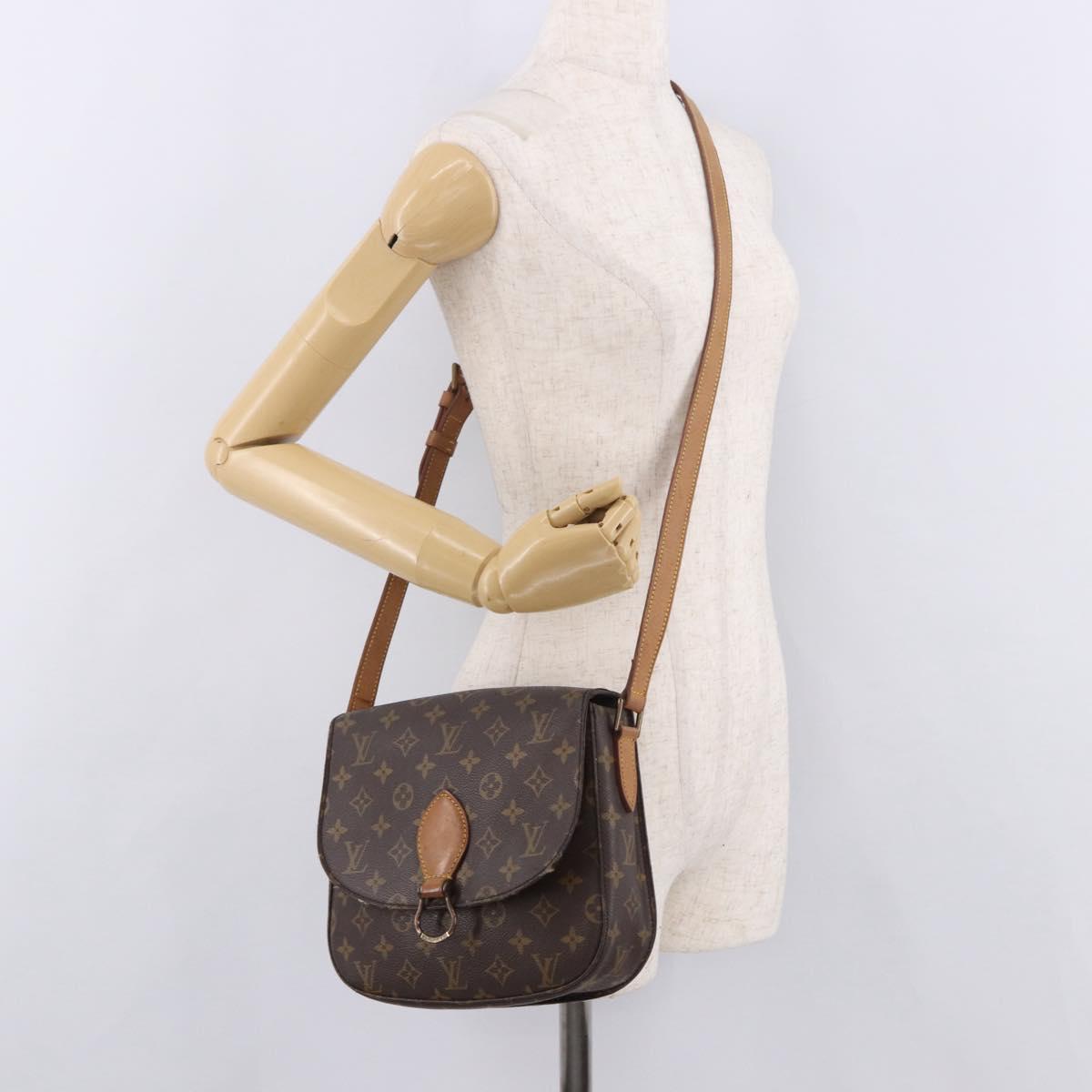 LOUIS VUITTON Monogram Saint Cloud GM Shoulder Bag M51242 LV Auth ep15077