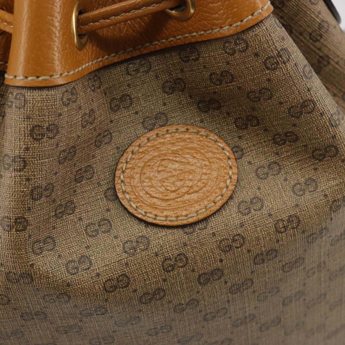 GUCCI Micro GG Canvas Disney Mickey Mouse Bag PVC Beige 602691 Auth ep15087M