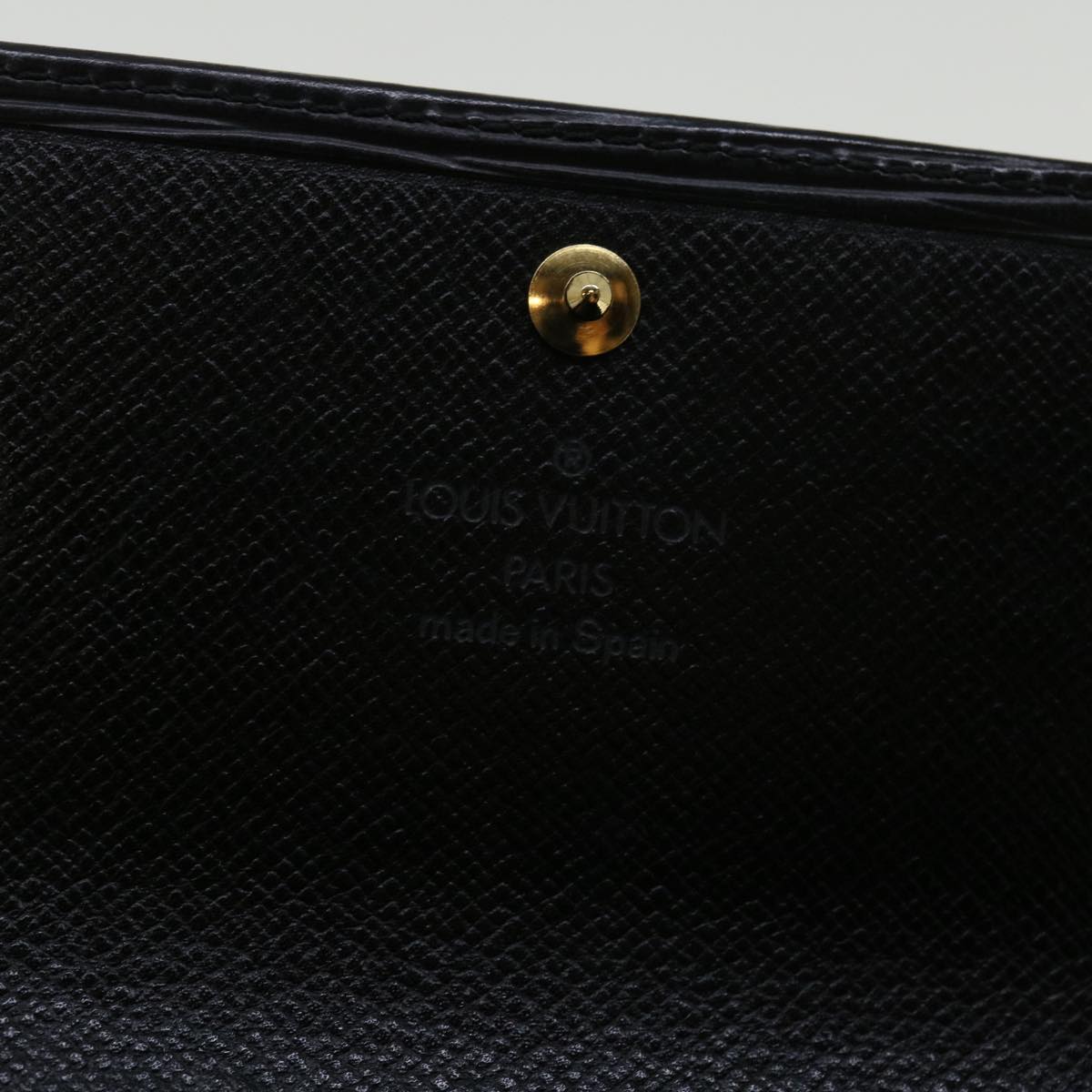 LOUIS VUITTON Epi Portefeuille Sarah Long Wallet Black M63742 LV Auth ep1509