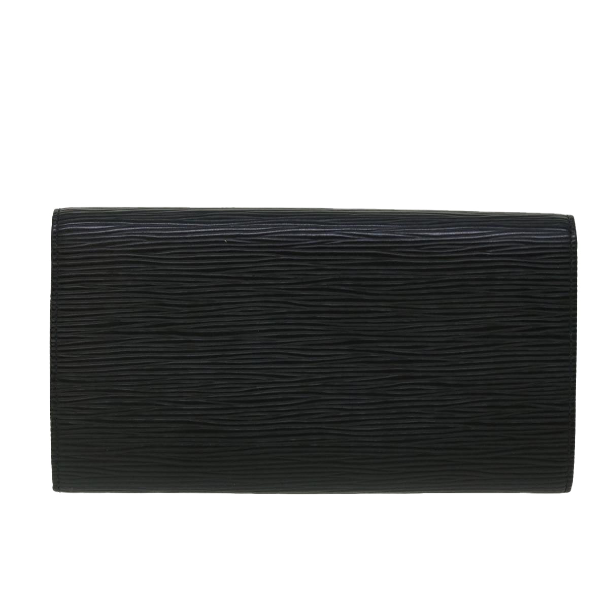 LOUIS VUITTON Epi Portefeuille Sarah Long Wallet Black M63742 LV Auth ep1509