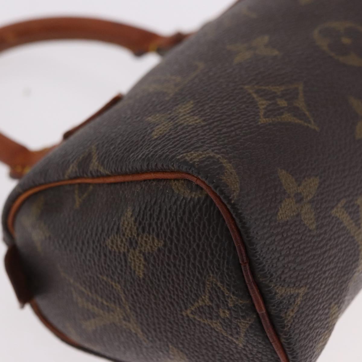 LOUIS VUITTON Monogram Mini Speedy Hand Bag M41534 LV Auth ep15091