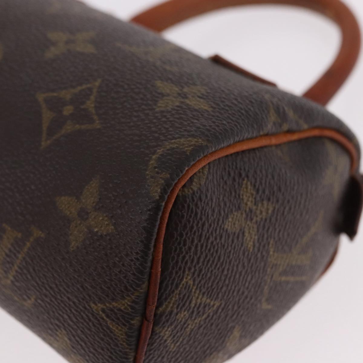 LOUIS VUITTON Monogram Mini Speedy Hand Bag M41534 LV Auth ep15091