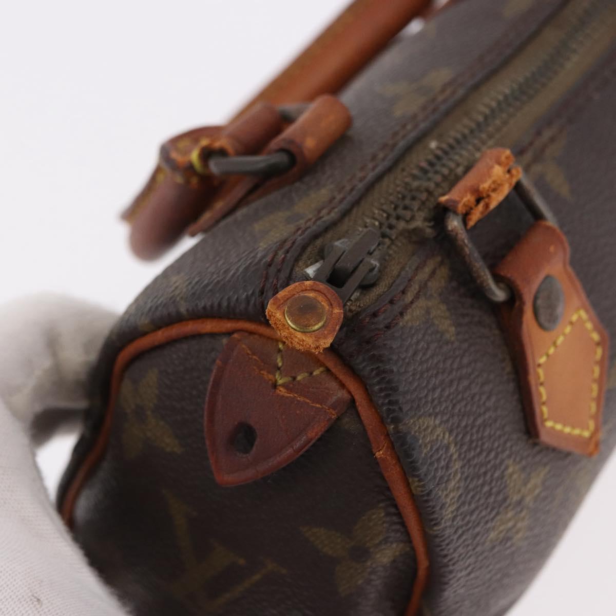 LOUIS VUITTON Monogram Mini Speedy Hand Bag M41534 LV Auth ep15091
