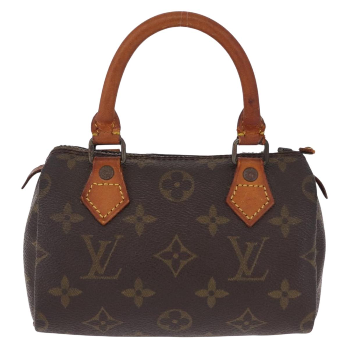 LOUIS VUITTON Monogram Mini Speedy Hand Bag M41534 LV Auth ep15091