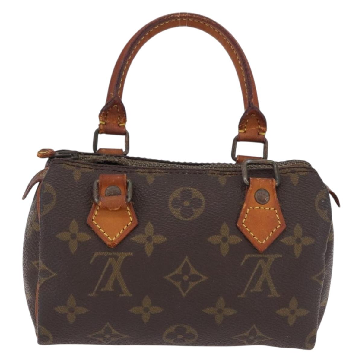 LOUIS VUITTON Monogram Mini Speedy Hand Bag M41534 LV Auth ep15091