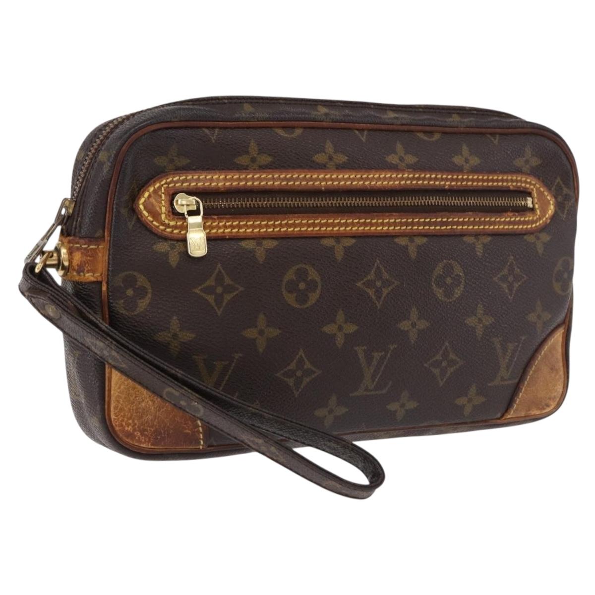 LOUIS VUITTON Monogram Marly Dragonne GM Clutch Bag M51825 LV Auth ep15095