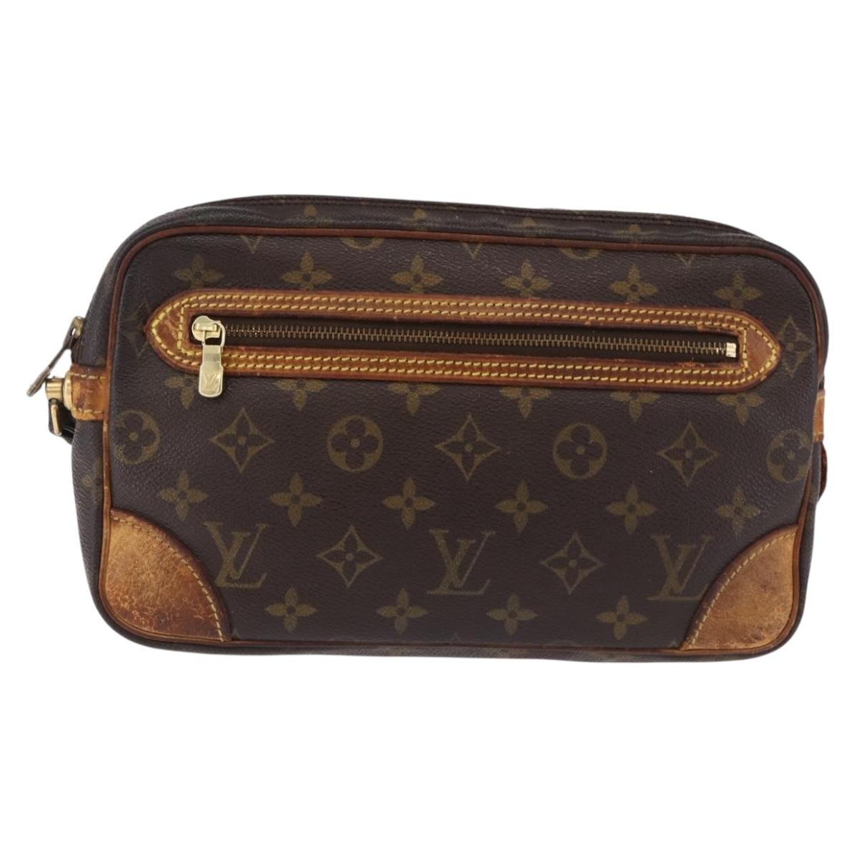 LOUIS VUITTON Monogram Marly Dragonne GM Clutch Bag M51825 LV Auth ep15095
