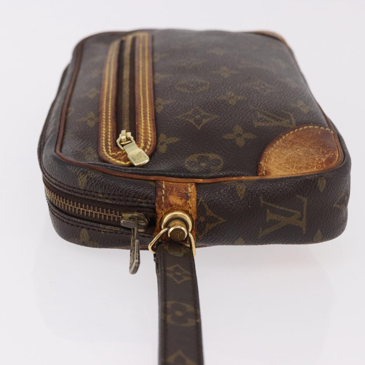 LOUIS VUITTON Monogram Marly Dragonne GM Clutch Bag M51825 LV Auth ep15095