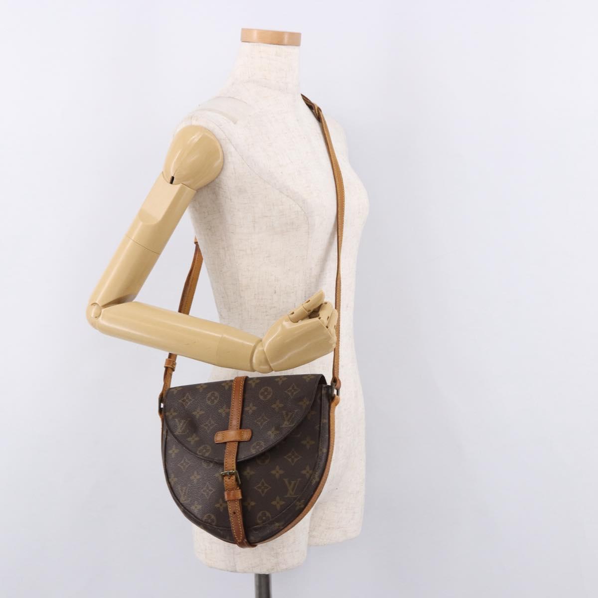 LOUIS VUITTON Monogram Chantilly MM Shoulder Bag M51233 LV Auth ep15096