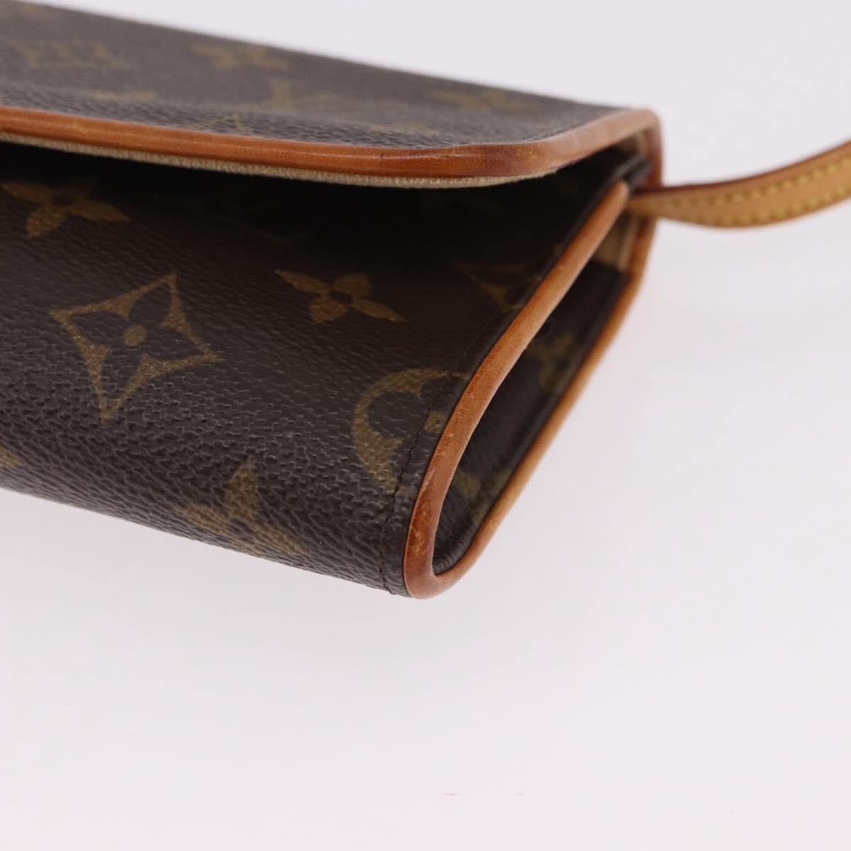 LOUIS VUITTON Monogram Pochette Twin GM Shoulder Bag M51852 LV Auth ep15097