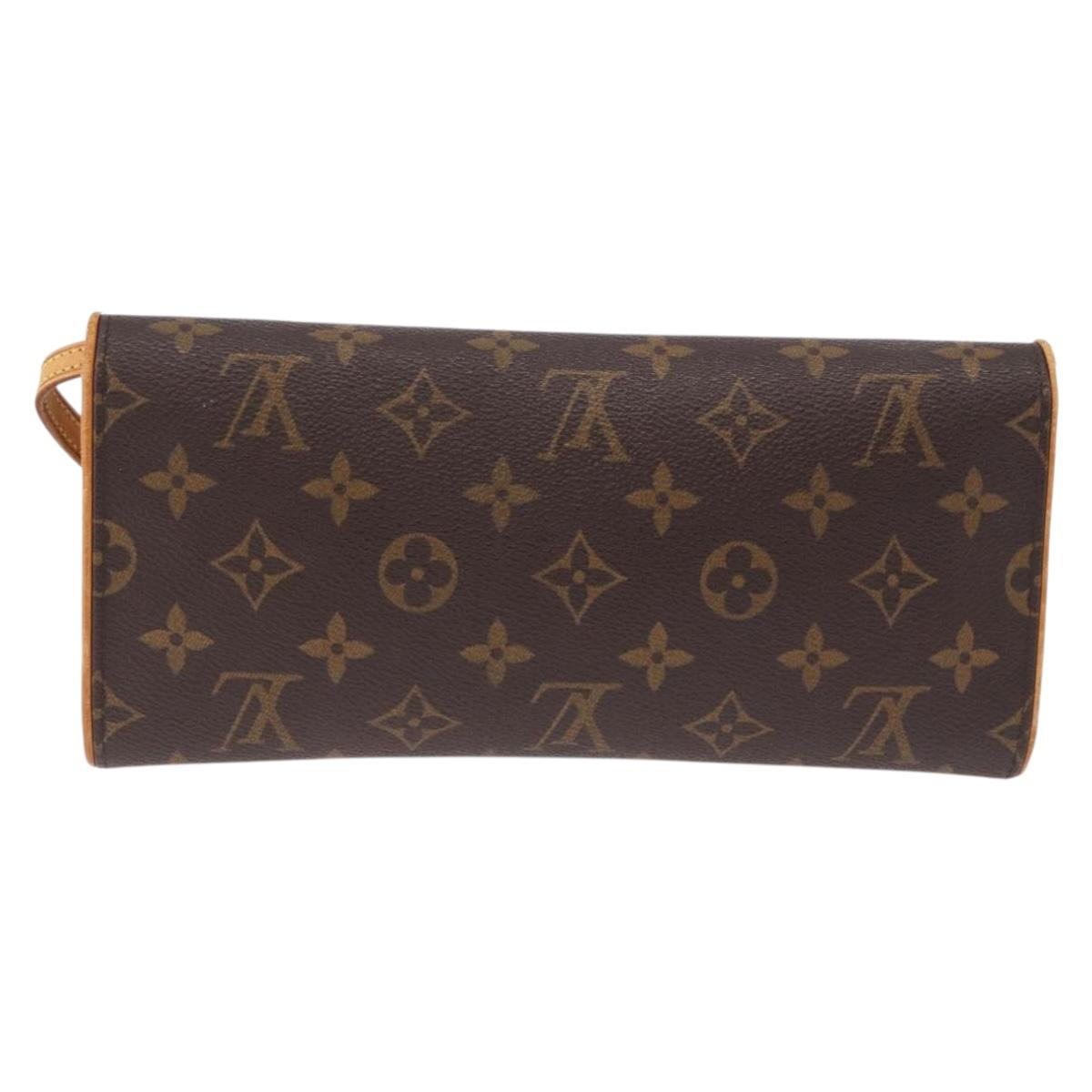 LOUIS VUITTON Monogram Pochette Twin GM Shoulder Bag M51852 LV Auth ep15097