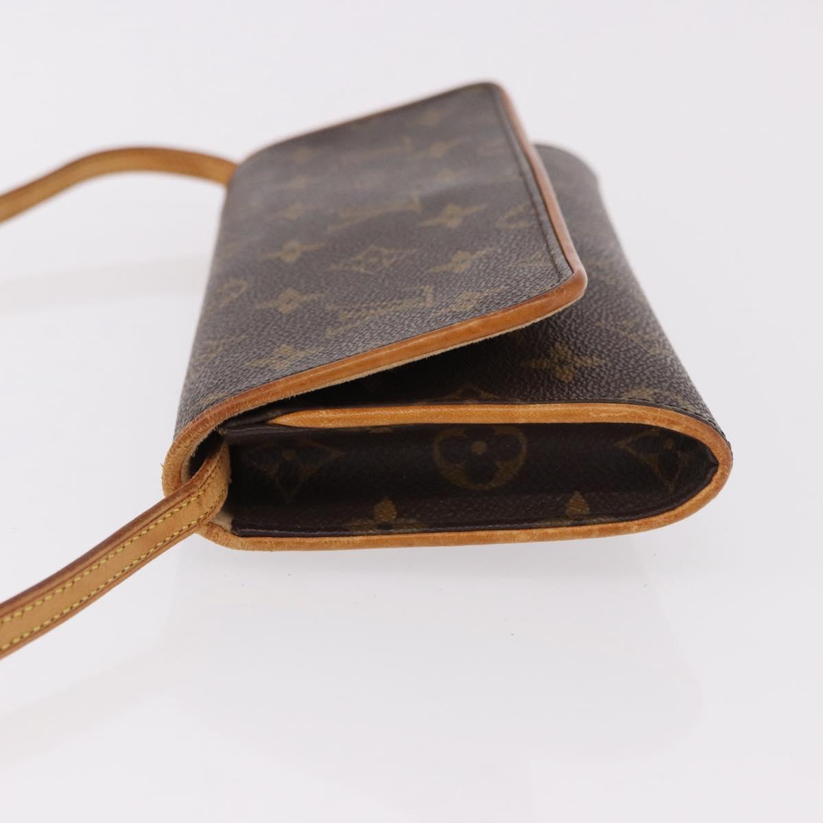 LOUIS VUITTON Monogram Pochette Twin GM Shoulder Bag M51852 LV Auth ep15097