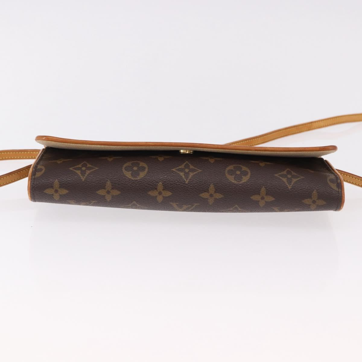 LOUIS VUITTON Monogram Pochette Twin GM Shoulder Bag M51852 LV Auth ep15097