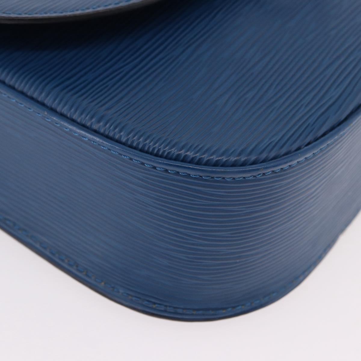 LOUIS VUITTON Epi Saint Cloud GM Shoulder Bag Toledo Blue M52195 Auth ep15098A