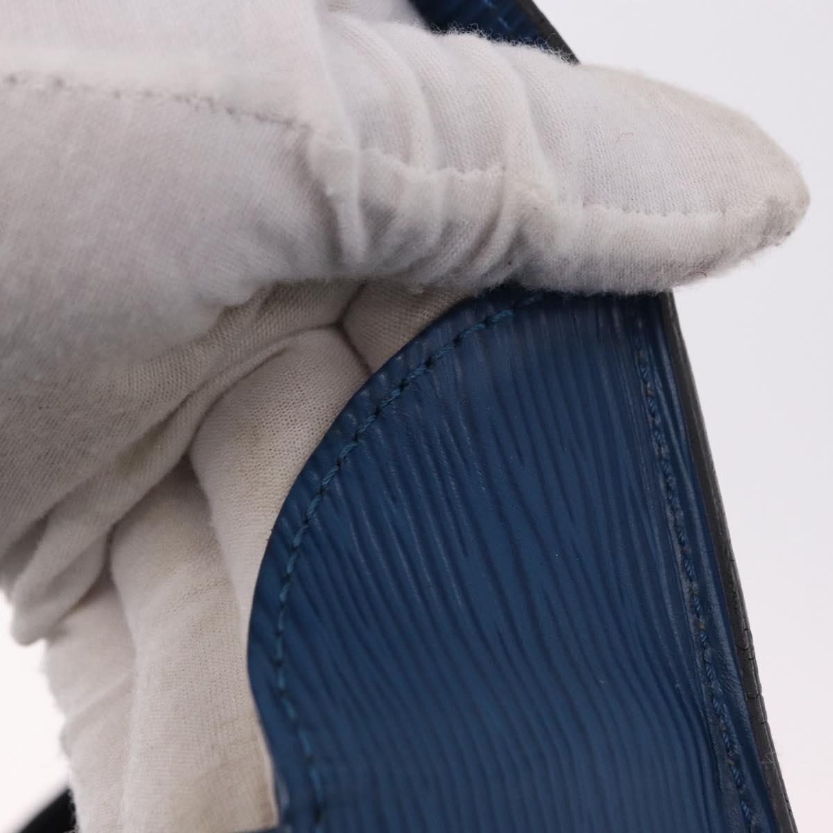 LOUIS VUITTON Epi Saint Cloud GM Shoulder Bag Toledo Blue M52195 Auth ep15098A