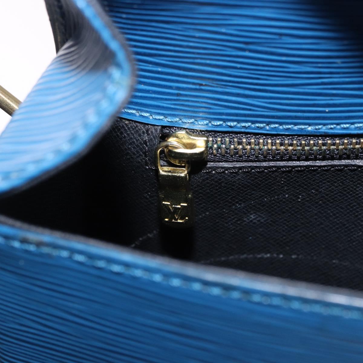 LOUIS VUITTON Epi Saint Cloud GM Shoulder Bag Toledo Blue M52195 Auth ep15098A