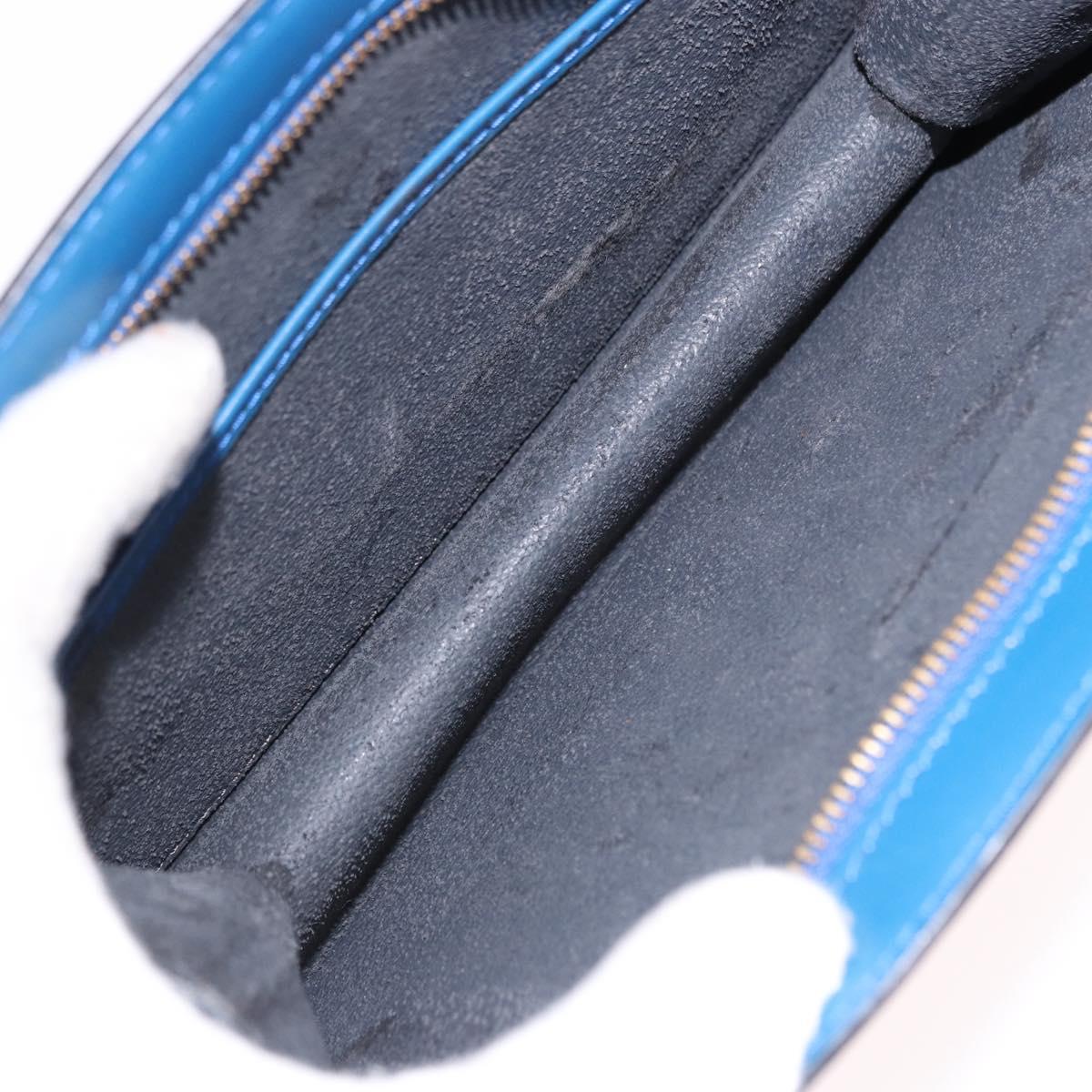 LOUIS VUITTON Epi Trousse Crete Pouch Blue M48405 LV Auth ep15104